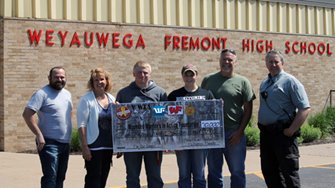 Waupaca Foundry | 2017 Hides For Heroes check presentation