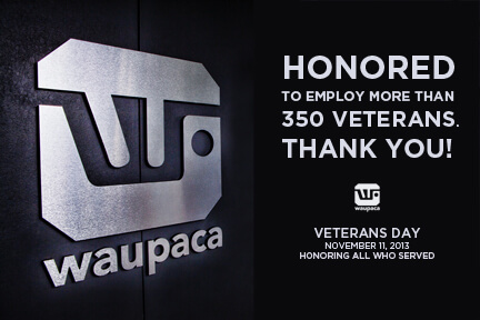 Honored To Employ More Than 350 Veterans